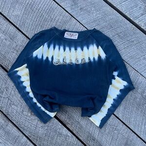 Y2K Biker Bedazzled Tie Dye Tee